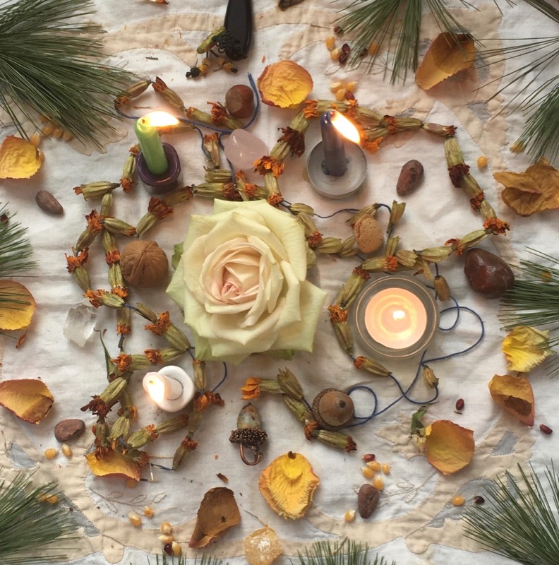 ceremonial plant healing landscape mandala